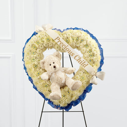 Precious Child Standing Heart –  Herbert E Berg Florist Inc, Worcester MA