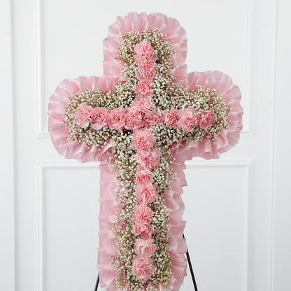Angel's Cross Easel –  Herbert E Berg Florist Inc, Worcester MA