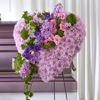 Treasured Love Standing Heart –  Herbert E Berg Florist Inc, Worcester MA