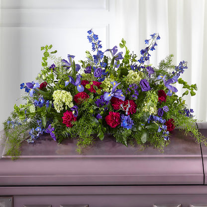 Always Treasured Casket Spray –  Herbert E Berg Florist Inc, Worcester MA