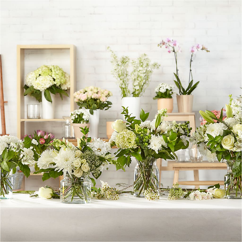 Classic Ivory – A Florist Original –  Herbert E Berg Florist Inc, Worcester MA