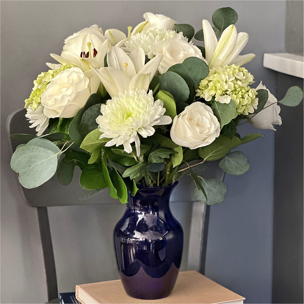 Snowy Dreams Bouquet –  Herbert E Berg Florist Inc, Worcester MA