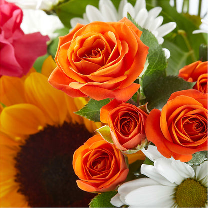 Sun-drenched Blooms Bouquet –  Herbert E Berg Florist Inc, Worcester MA