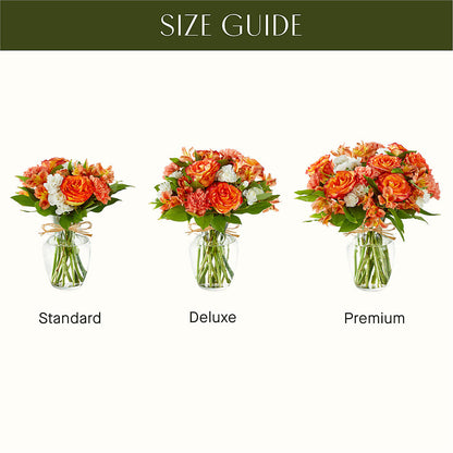 Apricot Glow Bouquet –  Herbert E Berg Florist Inc, Worcester MA