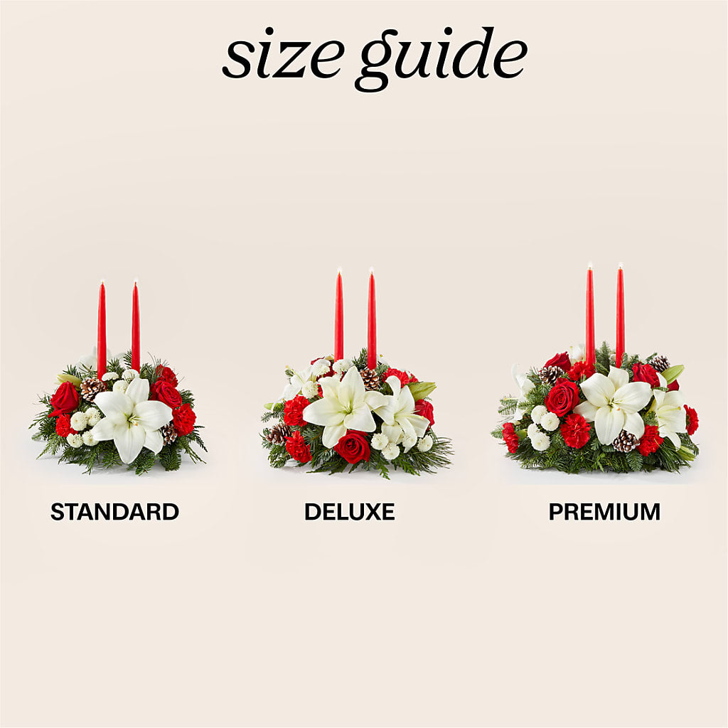 Seasonal Festivities Centerpiece –  Herbert E Berg Florist Inc, Worcester MA