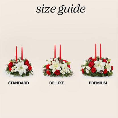 Seasonal Festivities Centerpiece –  Herbert E Berg Florist Inc, Worcester MA