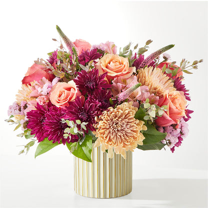 Berry Cobbler Bouquet with Ivory Vase –  Herbert E Berg Florist Inc, Worcester MA