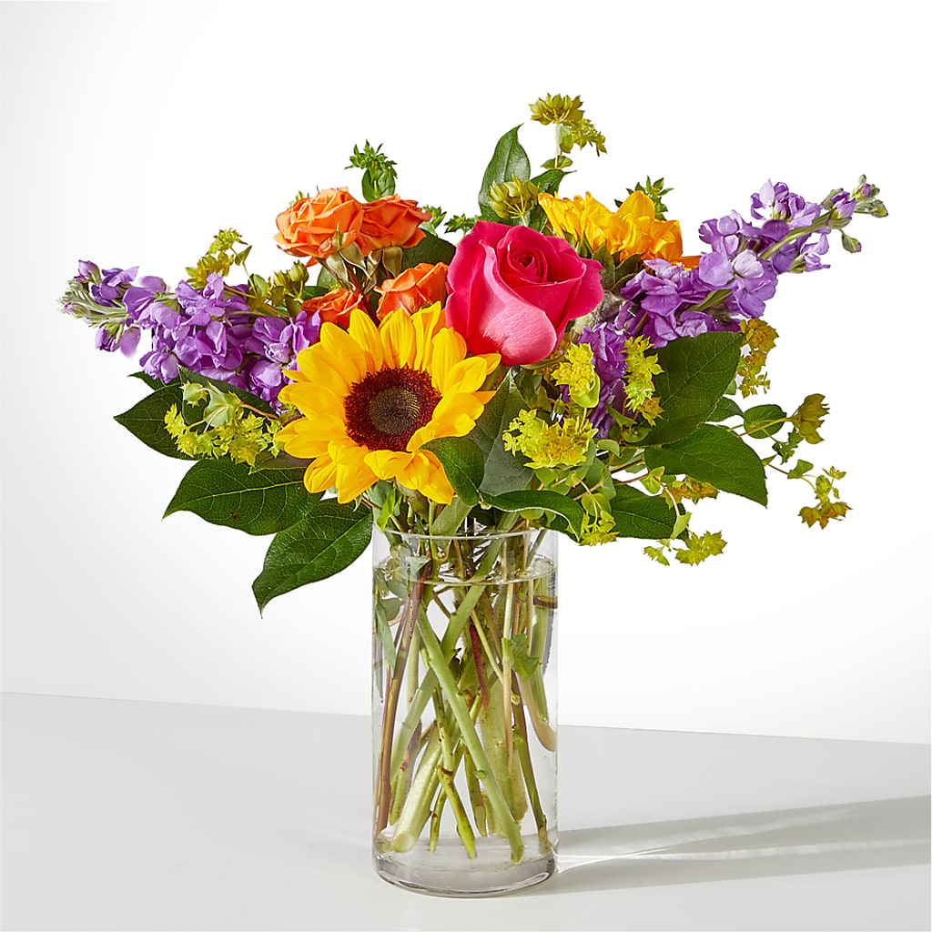Vibrant Greetings Bouquet –  Herbert E Berg Florist Inc, Worcester MA