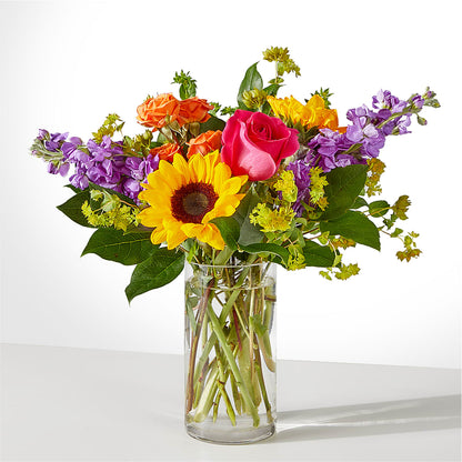 Vibrant Greetings Bouquet –  Herbert E Berg Florist Inc, Worcester MA