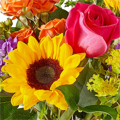 Vibrant Greetings Bouquet –  Herbert E Berg Florist Inc, Worcester MA