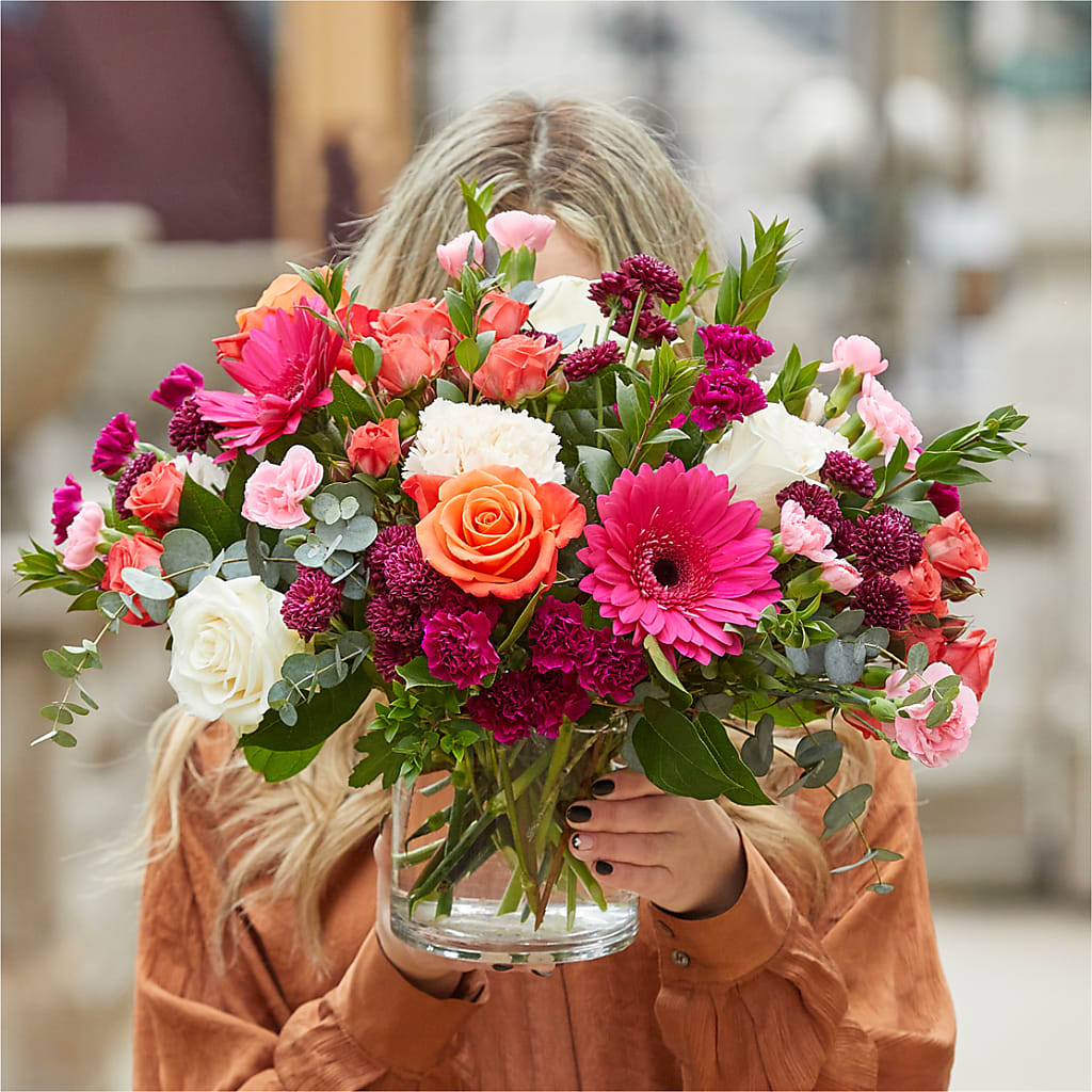 Smell the Roses Bouquet –  Herbert E Berg Florist Inc, Worcester MA