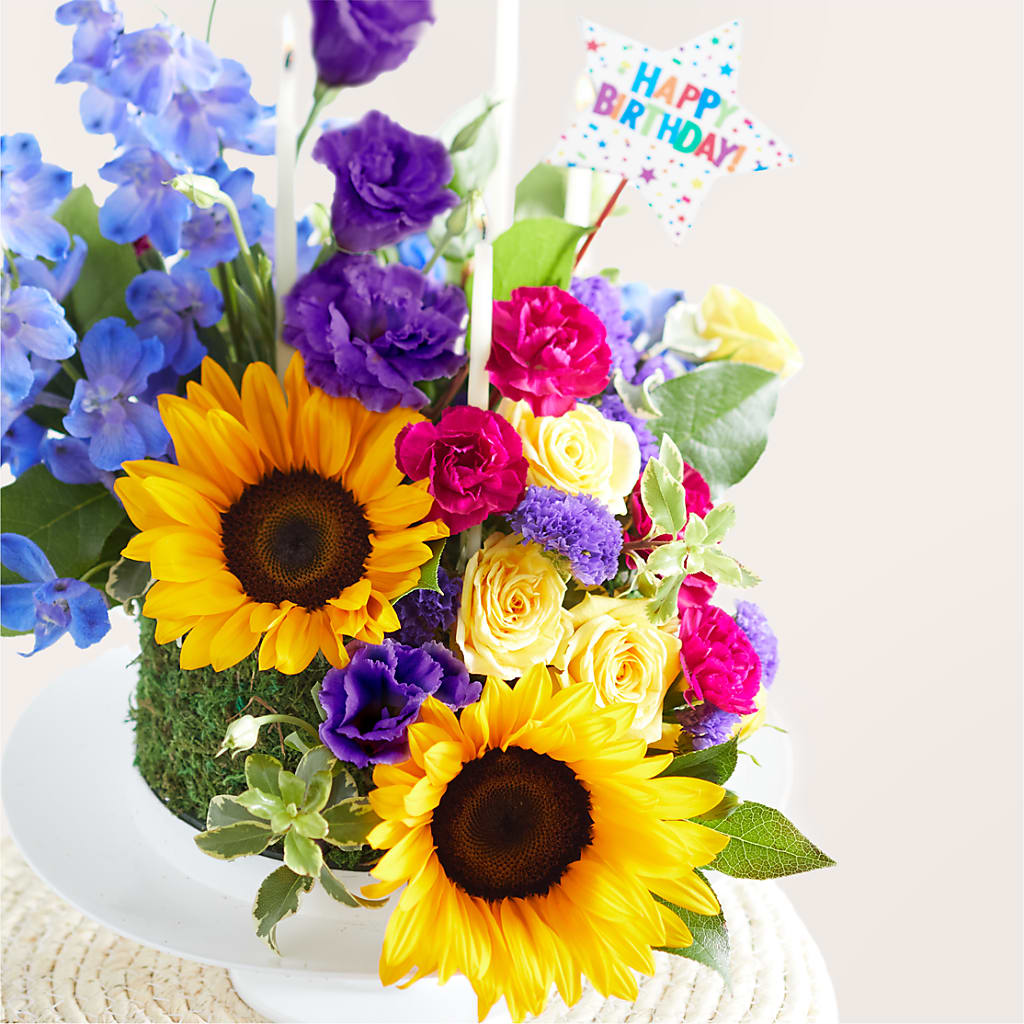 Star of the Day Floral Cake –  Herbert E Berg Florist Inc, Worcester MA