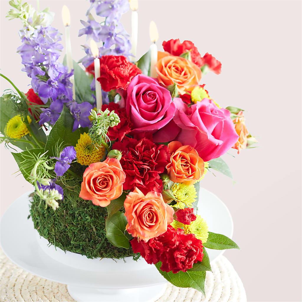 Best Year Yet Floral Cake –  Herbert E Berg Florist Inc, Worcester MA