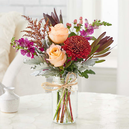 Moody Hues Bouquet –  Herbert E Berg Florist Inc, Worcester MA