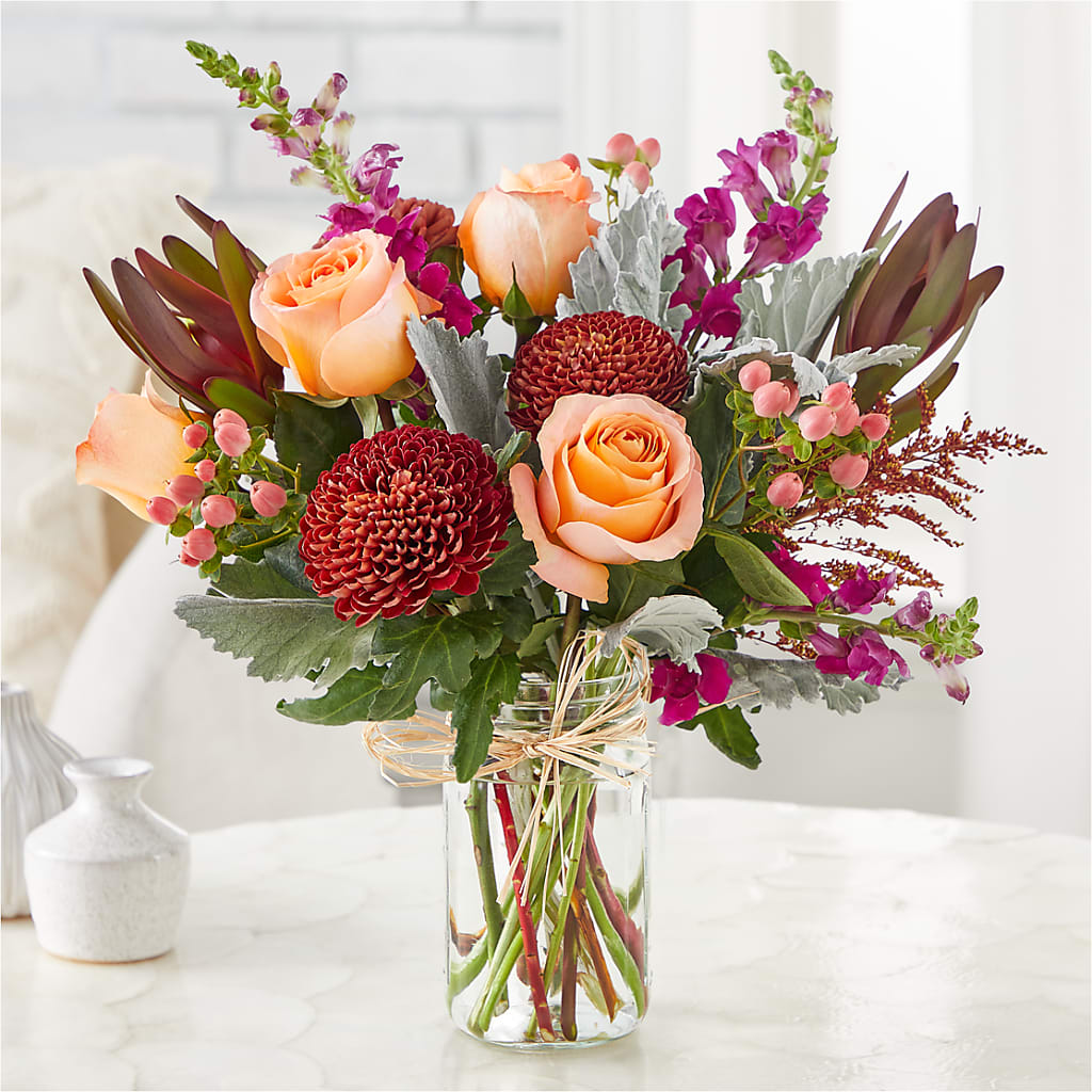 Moody Hues Bouquet –  Herbert E Berg Florist Inc, Worcester MA