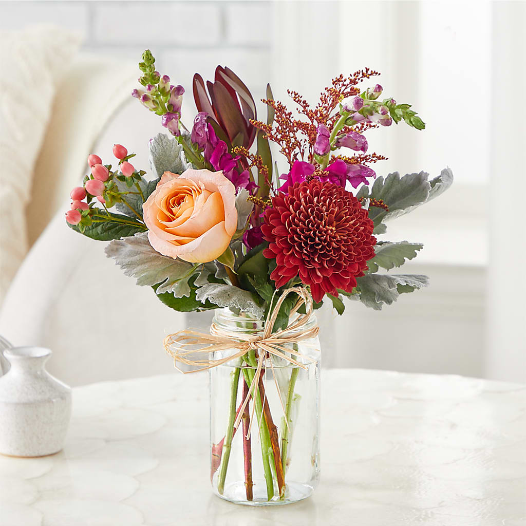 Moody Hues Bouquet –  Herbert E Berg Florist Inc, Worcester MA