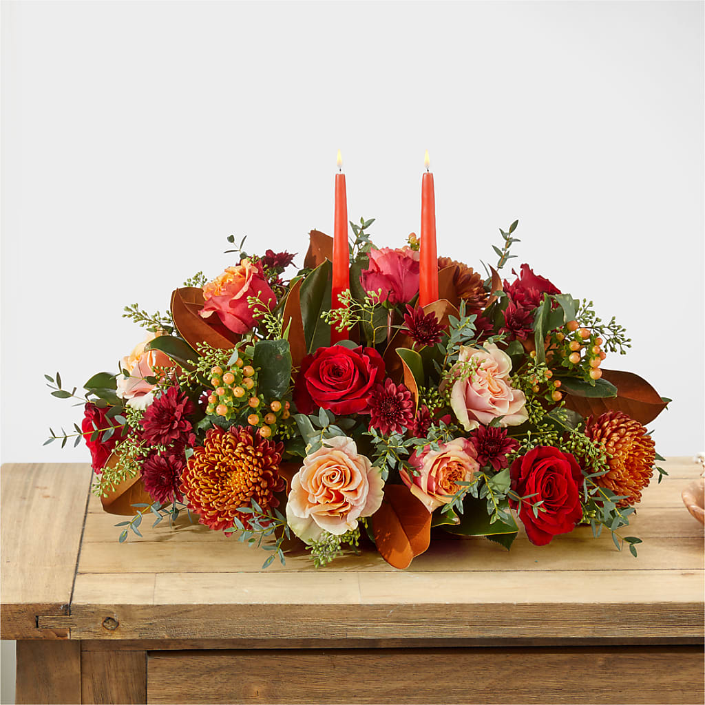 Gather Near Centerpiece –  Herbert E Berg Florist Inc, Worcester MA