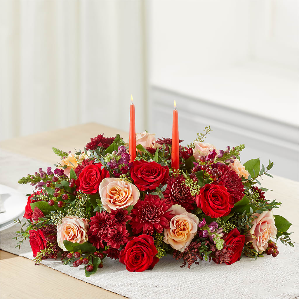 Most Thankful Centerpiece –  Herbert E Berg Florist Inc, Worcester MA