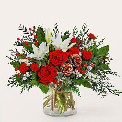 Best in Snow Bouquet –  Herbert E Berg Florist Inc, Worcester MA