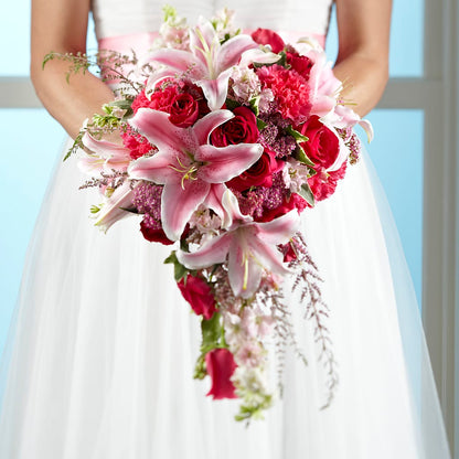 Lily & Rose Bouquet –  Herbert E Berg Florist Inc, Worcester MA