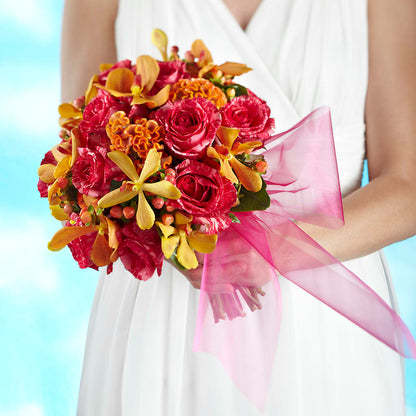 Brilliant Shades of Love Bouquet –  Herbert E Berg Florist Inc, Worcester MA