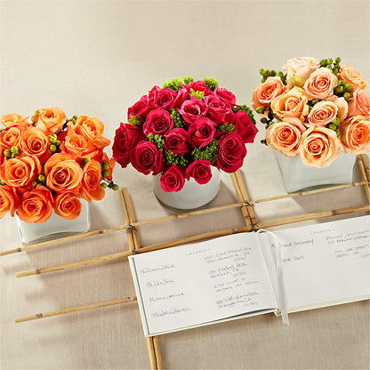 Dawn Rose Centerpiece –  Herbert E Berg Florist Inc, Worcester MA