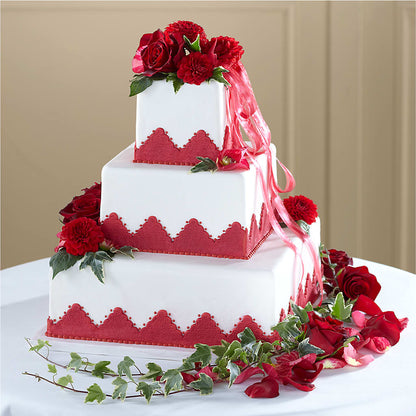 Forever Happiness Cake Decor –  Herbert E Berg Florist Inc, Worcester MA